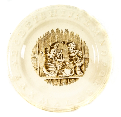 Mr. Punch Alphabet Plate