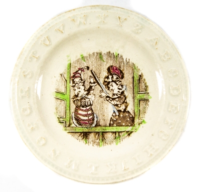 Punch and Judy Alphabet Plate