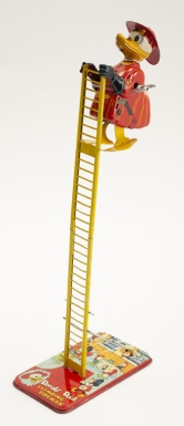 "Donald Duck Climbing Fireman"