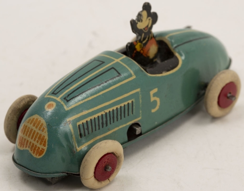 "Mechanical Mickey Mouse Racing Car"