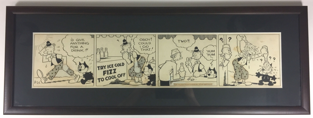 Felix the Cat Original Comic Strip Artwork