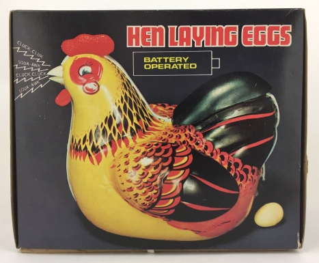 "Hen Laying Eggs"