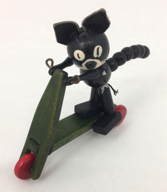 Felix the Cat on a Scooter