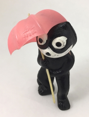 Felix the Cat Holding an Umbrella