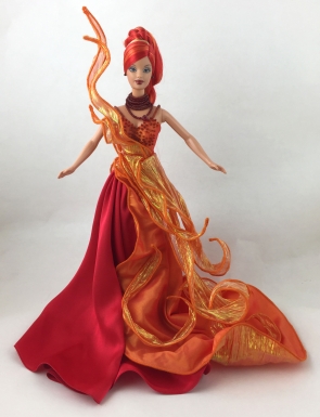 "Dancing Fire Barbie—The Essence of Nature Collection"