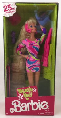 "Totally Hair Barbie 25th Anniversary"