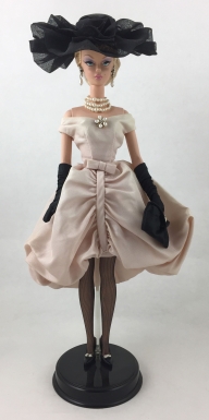 Barbie with a Wide-brimmed Ruffled Hat
