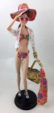 "Malibu Barbie Doll By Trina Turk"
