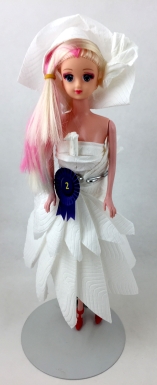 Barbie in Toilet Paper Dress