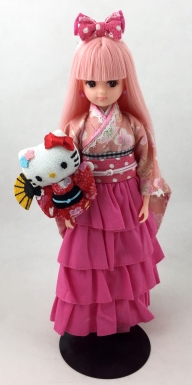 Licca Doll with Hello Kitty