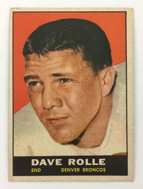 American Football Cards—1961 Season