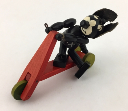 Felix the Cat on a Scooter