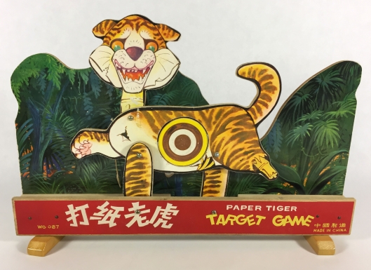 "Paper Tiger Target Game"