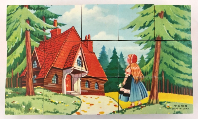 "Goldilocks and the Three Bears Picture Cubes"