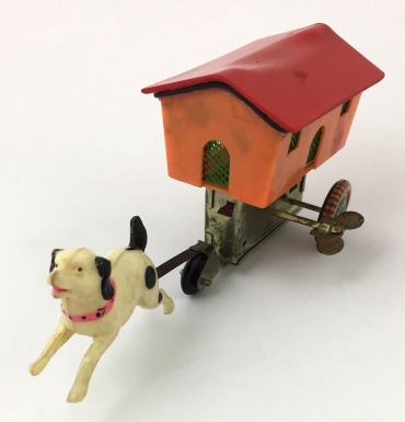 Dog Pulling House