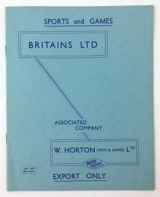 "Britains and W. Horton—Reno Series—Sports and Games—January 1953"