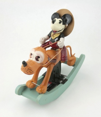 "Mickey Mouse as Cowboy on Pluto"