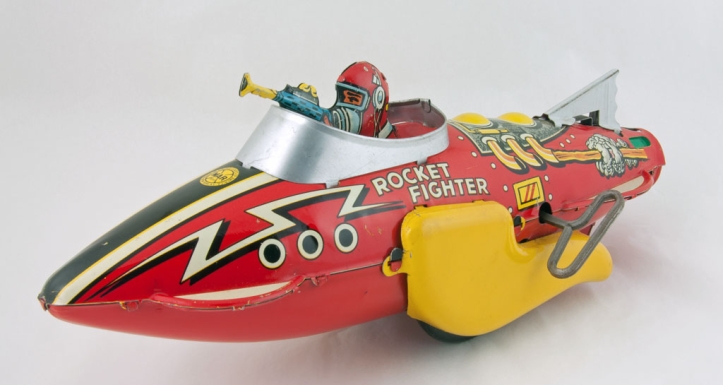 "Sparkling Rocket Fighter Ship"