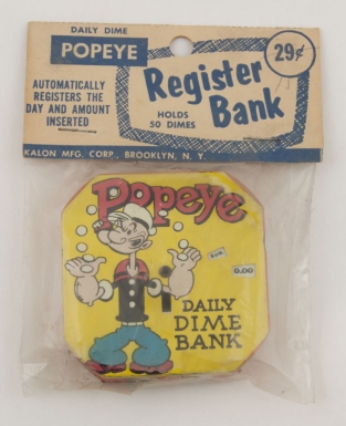 "Popeye Daily Dime Bank"