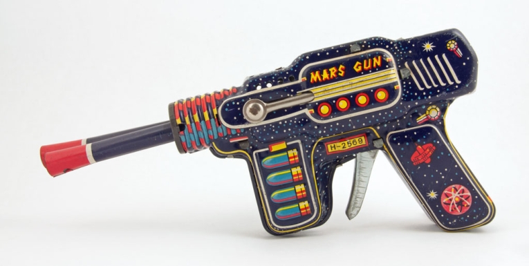 "Double Barrel Mars Gun"
