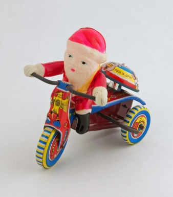 "Santa on Bike"