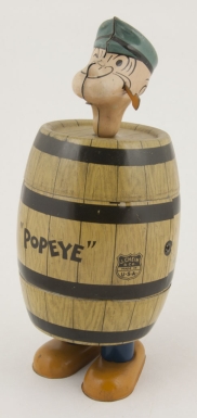 "Popeye—Barrel Walking Toy"