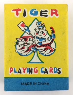 "Tiger Playing Cards"
