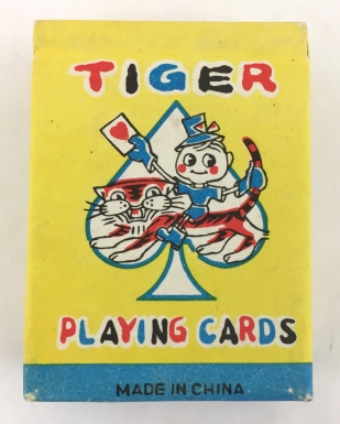 "Tiger Playing Cards"