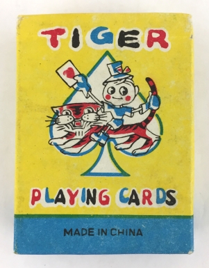 "Tiger Playing Cards"