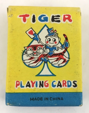 "Tiger Playing Cards"