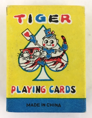 "Tiger Playing Cards"