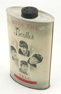 "With the Beatles Talc"