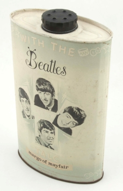 "With the Beatles Talc"