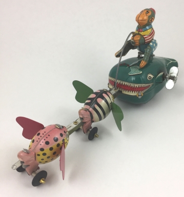 "Fishing Monkey on Whales"