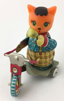 Cat Riding Tricycle