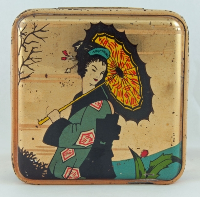 Oriental Woman with Parasol