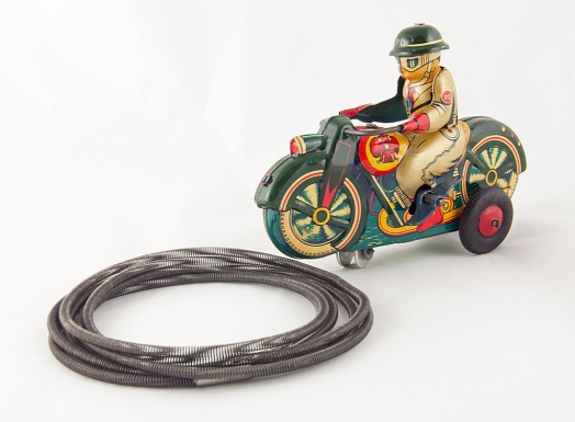 "Round Motor-Cycle Cable Rider"