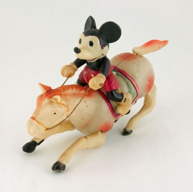 Mickey Mouse Riding Horse